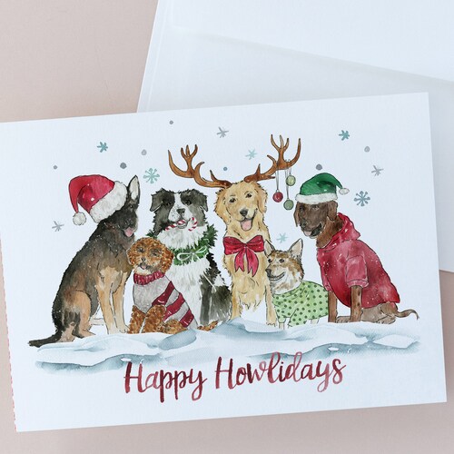 40 Cocktail Paper Napkins Happy Howldays Dog Christmas Holidays Funny Puppy Dogs 40 Cocktail Paper Napkins Happy Howldays Dog Christmas Holidays Funny Puppy Dogs