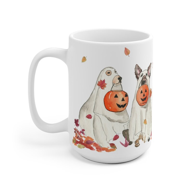 Halloween Dogs Fall Mug Fall Coffee Mug Fall Decor 15 oz Etsy