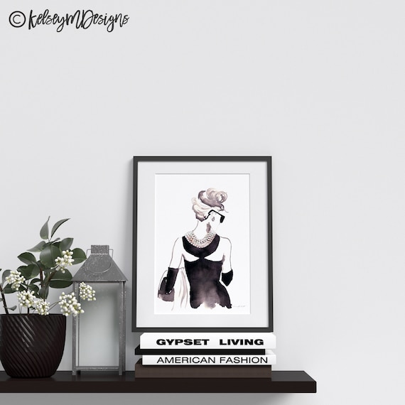 Audrey Hepburn Wall Art Breakfast at Tiffany Art Print 