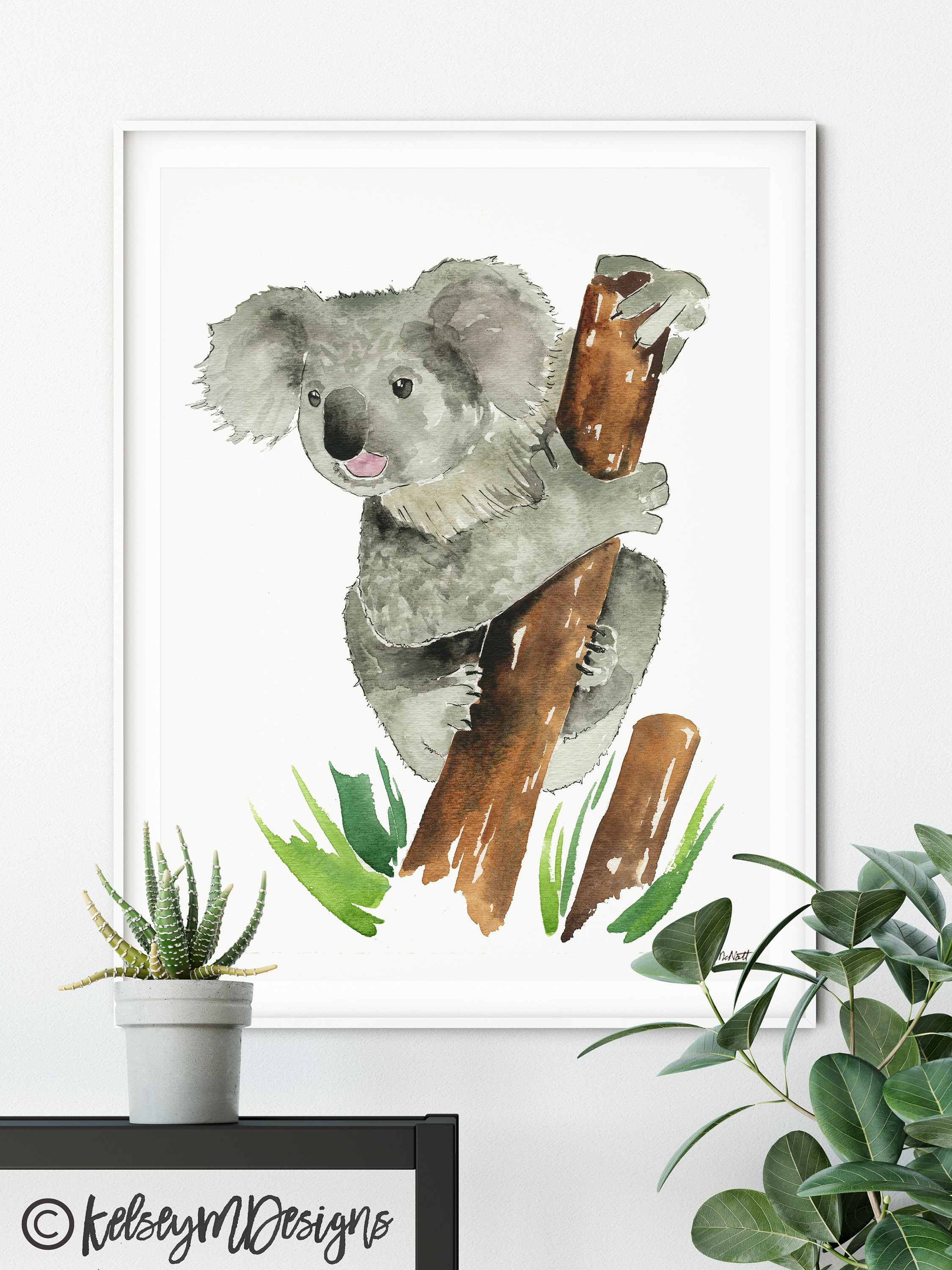 CUTE KOALA Art Lesson  EASY Australia Drawing & Painting