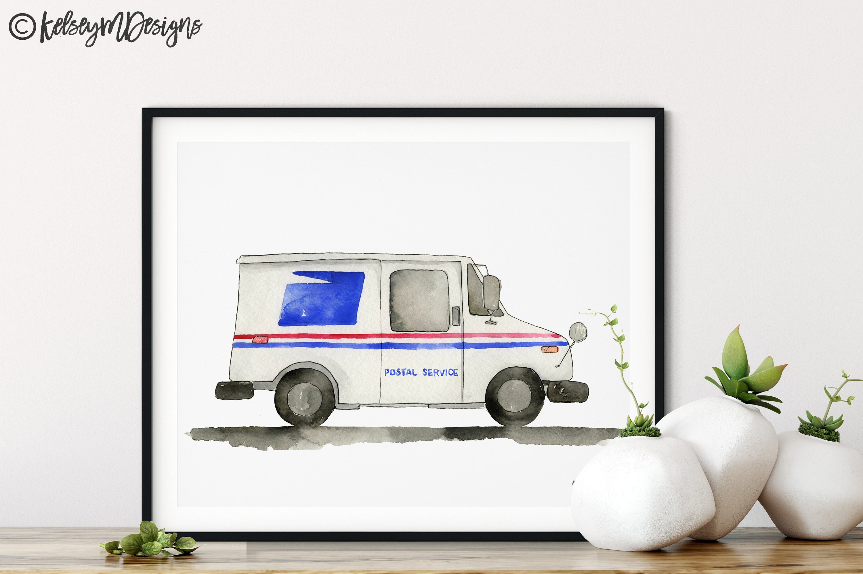 postal service kid's toy truck