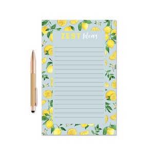 Zest Ideas Notepad, Watercolor Notepad, Lemon Notepad, Gift Idea, Writing Pad, To Do list pad, Cute Desk Note, Pun Notepad, Grocery List