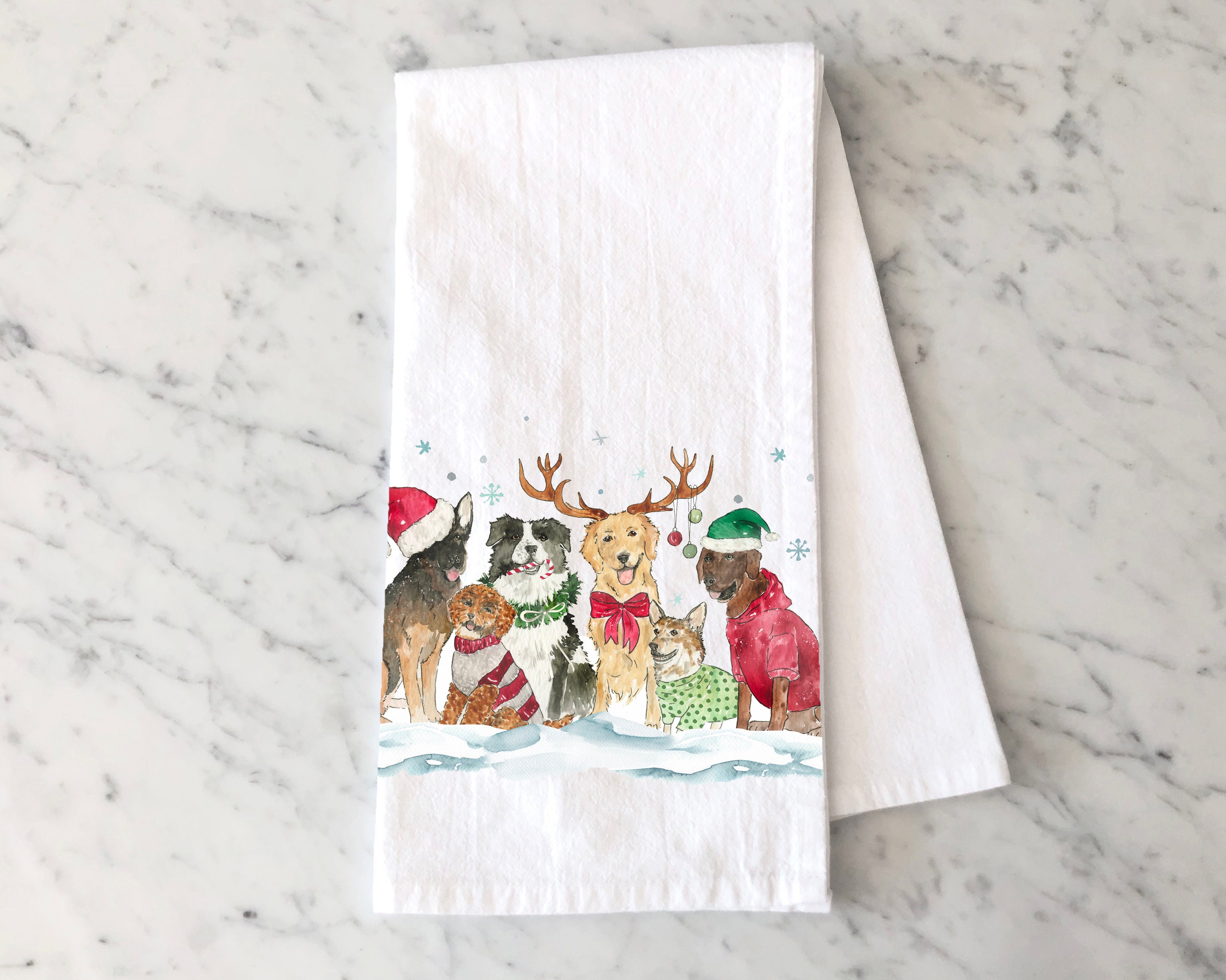 Yuletide Cheer Kitchen Towels & Dish Cloth Set