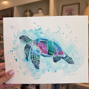 Original Turtle Art - Etsy