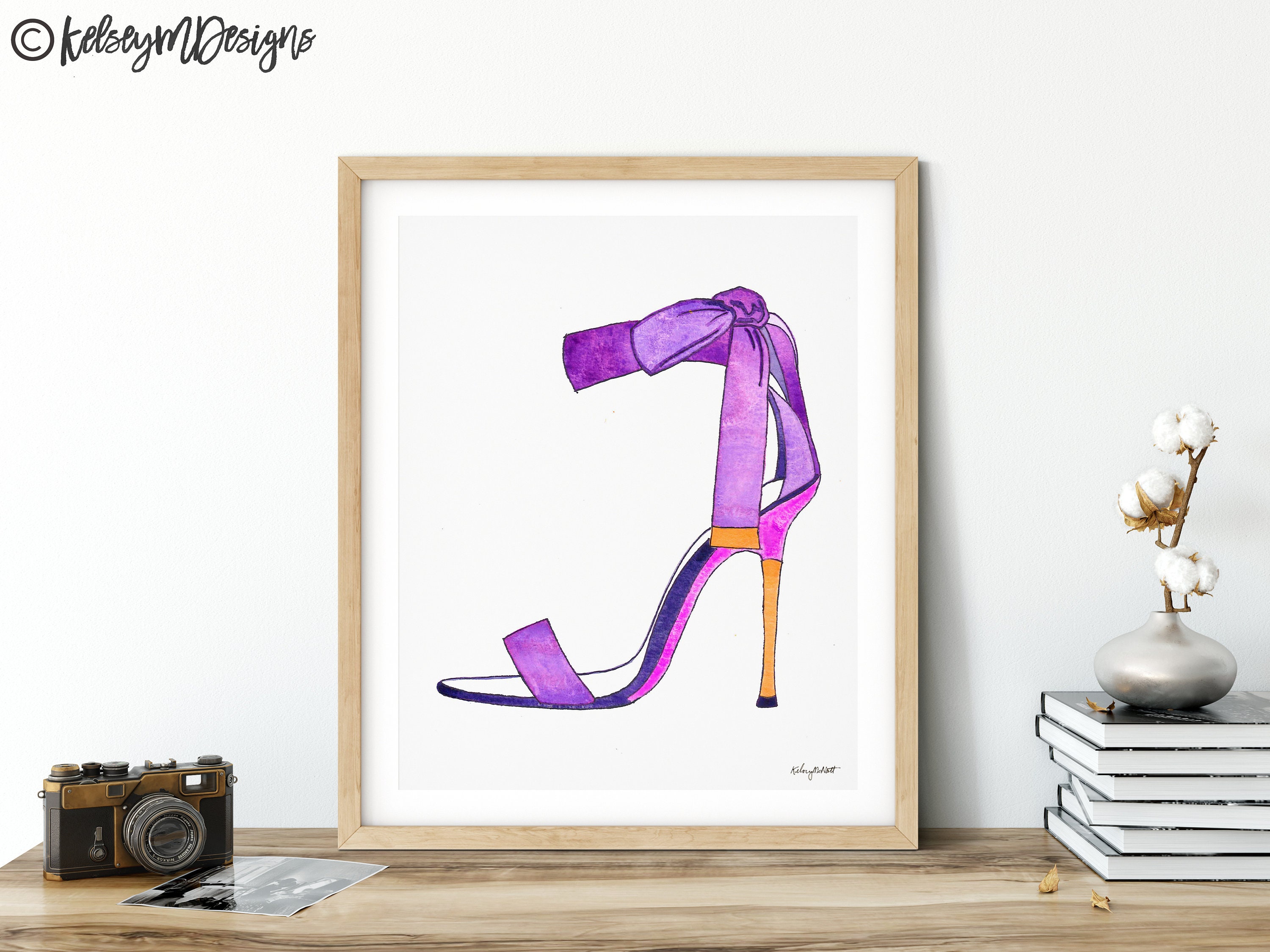 Tom Ford High Heels Fashion Illustration Watercolor | Etsy