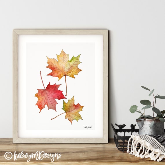 Painted Leaf Art - How to Paint Leaves