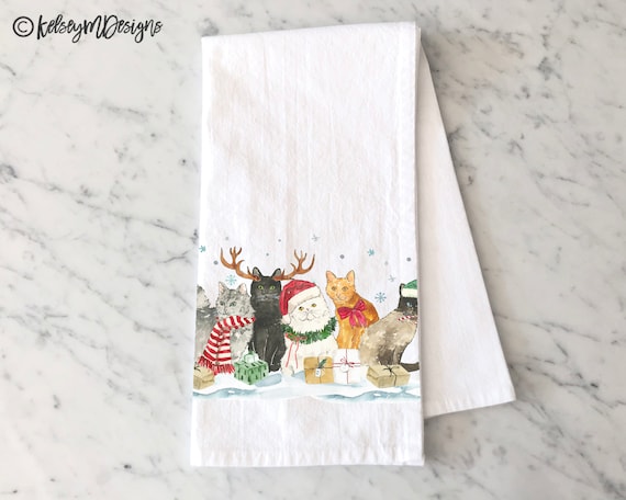 Holiday dish towels discount