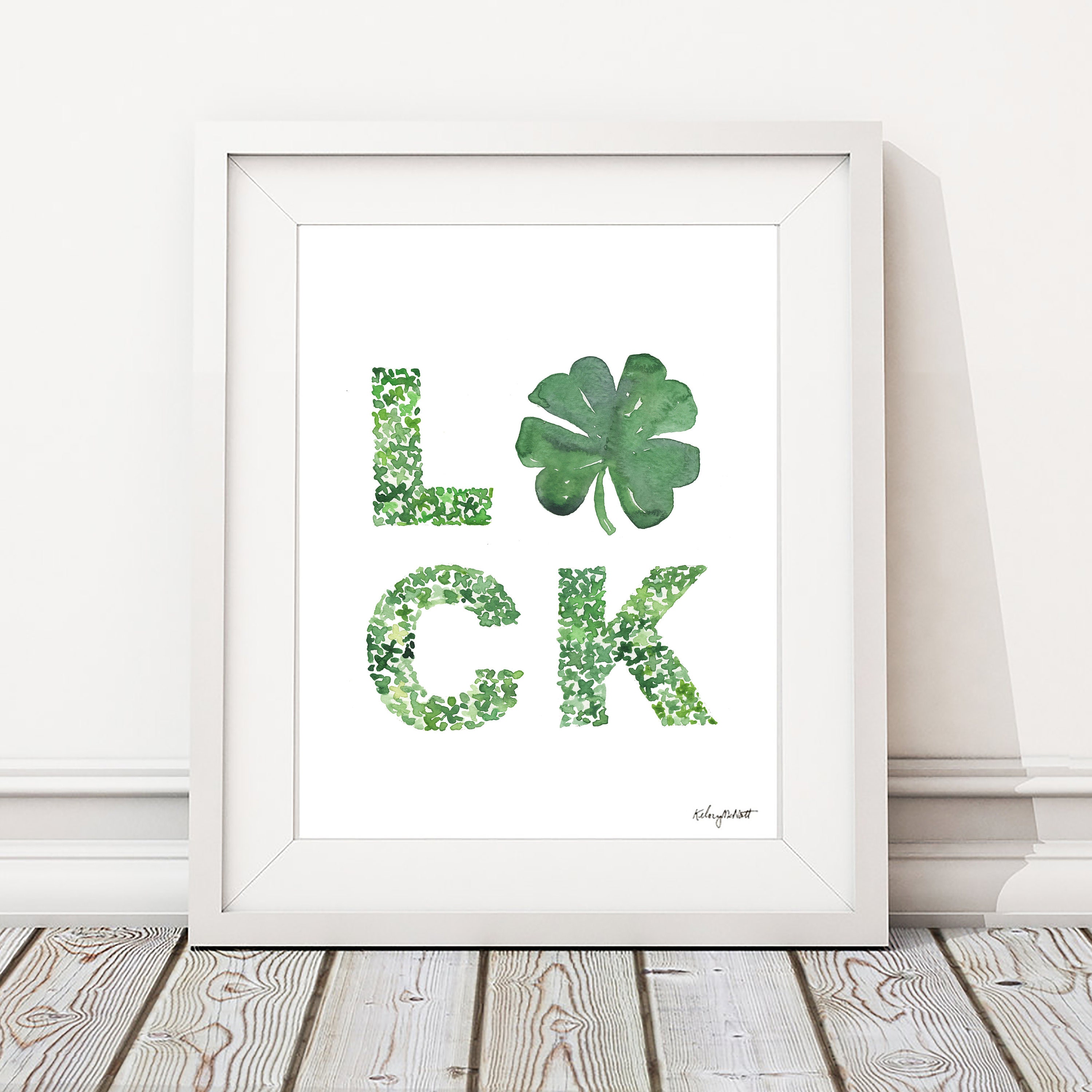 STL file St. Patricks Day 4 leaf clover wall art luck wall decor irish  ☘️・3D printer design to download・Cults