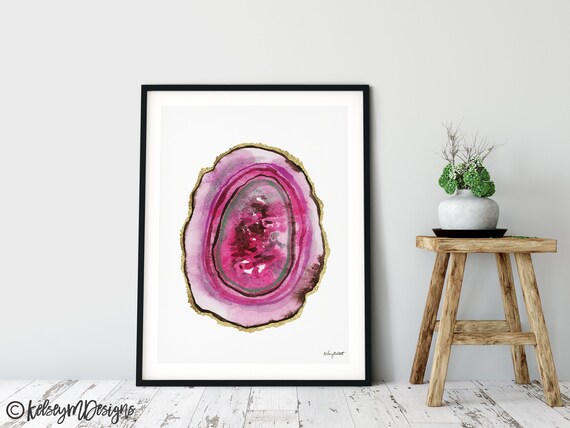 Agate wall art deals