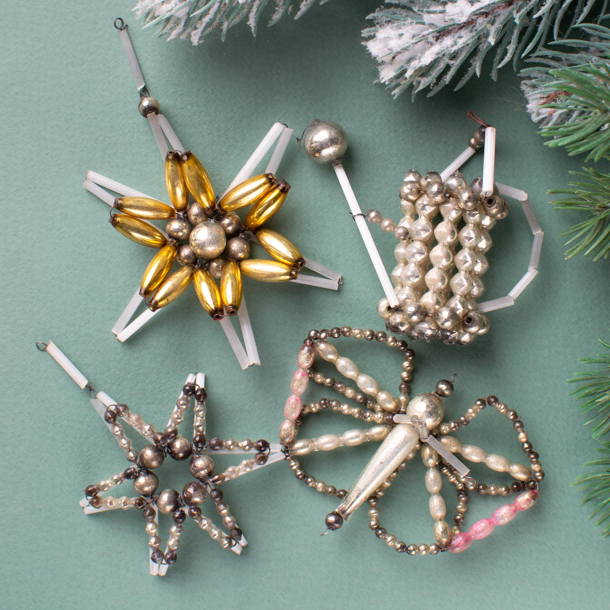 Antique christmas tree beads - Etsy 日本