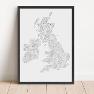 Walk the UK & Irland 2 - Illustrierte Wanderkarte zu Fuß UK Irland Wanderkarte Britische Inseln wandern