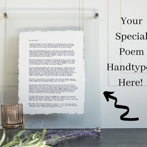 Birthday Gift for Best Friend | Custom Anniversary Gift | Custom Song Lyrics Print l Wedding Vows l Wedding Gift For Couple l Birthday Gift