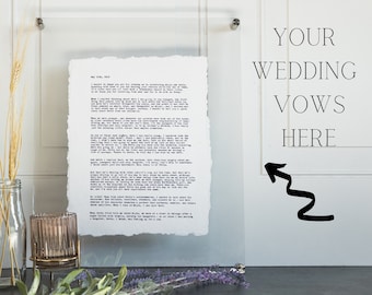 First Anniversary for Him l Anniversary gift l 1st Anniversary Gift for Her l First Dance l Wedding Vows