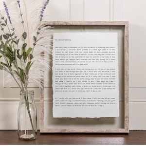 Regalo del Día de las Madres l Poema personalizado del Día de las Madres l Regalo para mamá l Día de las Madres del hijo l Día de las Madres de la hija, Regalo de cumpleaños para mamá