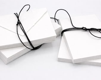 Blank Card + Envelope | 5x7 Deckled Edge Cotton Paper Add-On