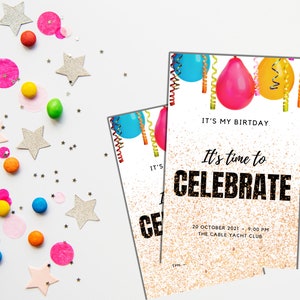 Bearbeitbare Geburtstags-Checkliste, bearbeitbare Geburtstags-Checkliste, Geburtstags-To-Do-Liste, Digitaler Geburtstags-Organizer