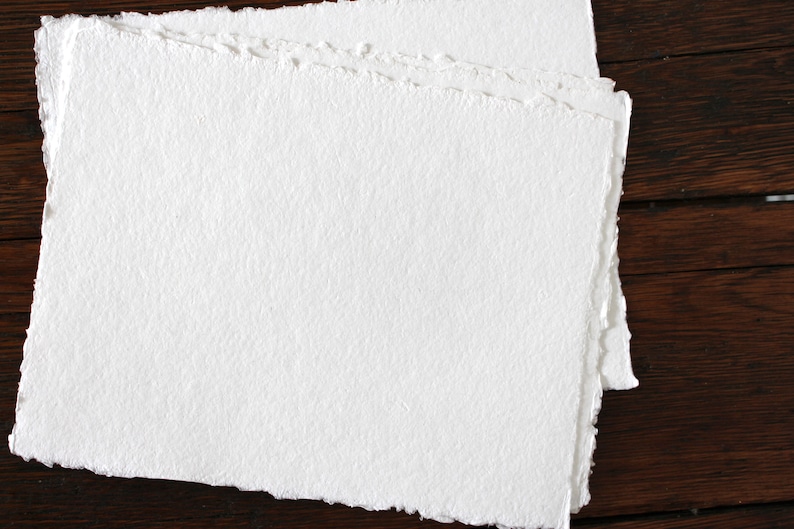 Handmade Cotton Rag Paper l Pack of 5 l 12x18 '' l Etsy