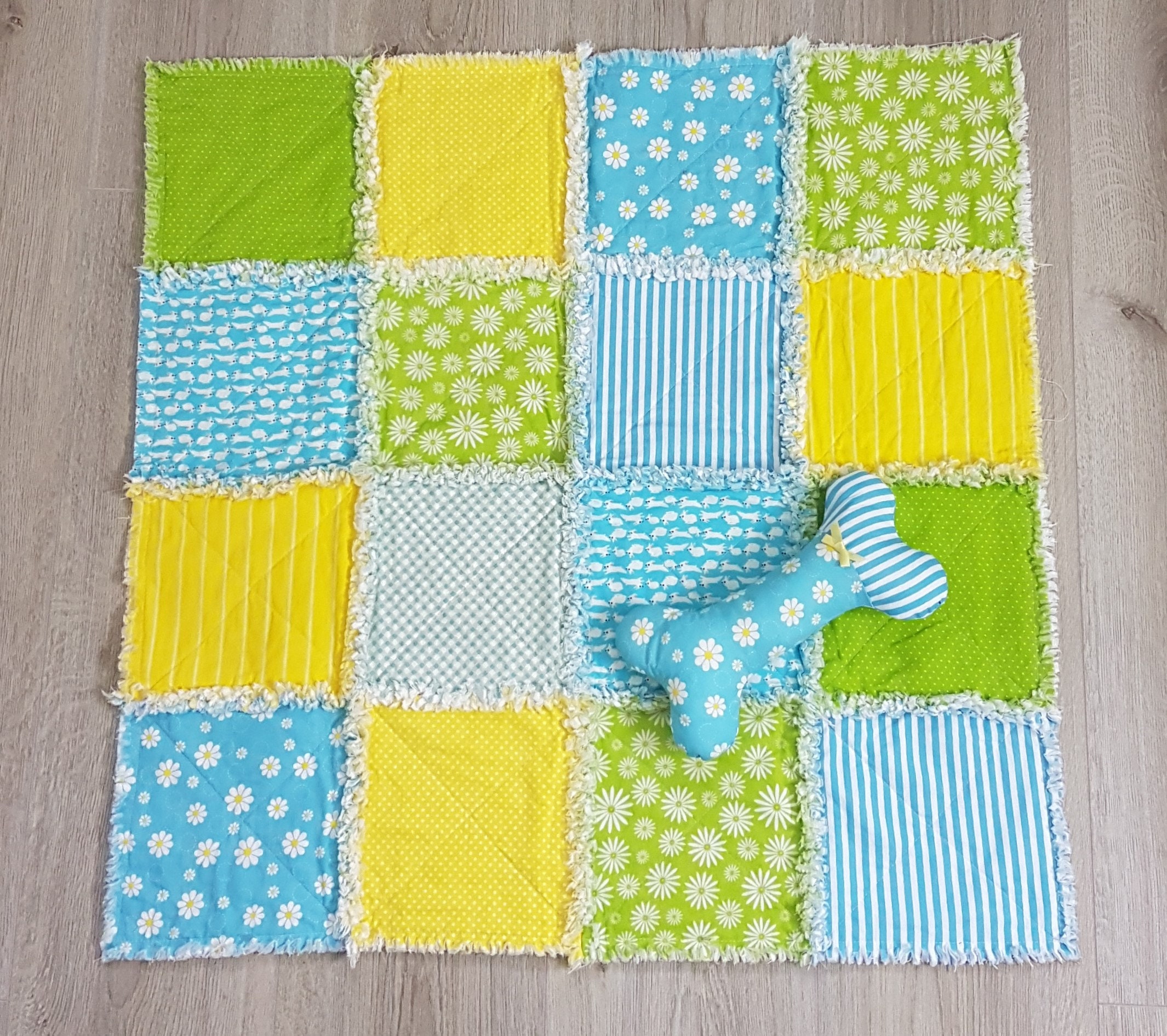 Dog quilt raggy quilt quilted dog blanket flowers and Etsy