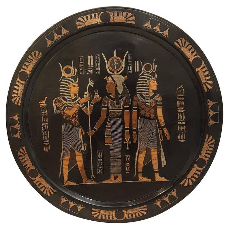 Revival Egyptian Copper Wall Art image 1