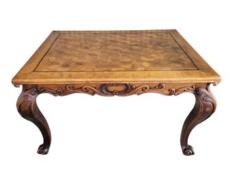 Antique French Louis XV Parquetry Dining Table Circa. 1900