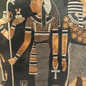 Revival Egyptian Copper Wall Art image 4