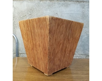 Mid-Century Modern Waste Basket Attributed Paul Frankl