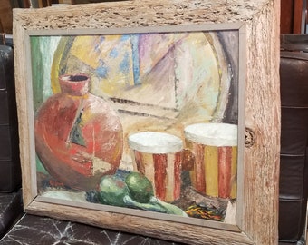 Mid-Century Modern D.H. LeGear Still Life Oil Painting