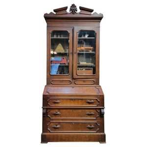 Antique Victorian Secretary Desk Circa. 1800's