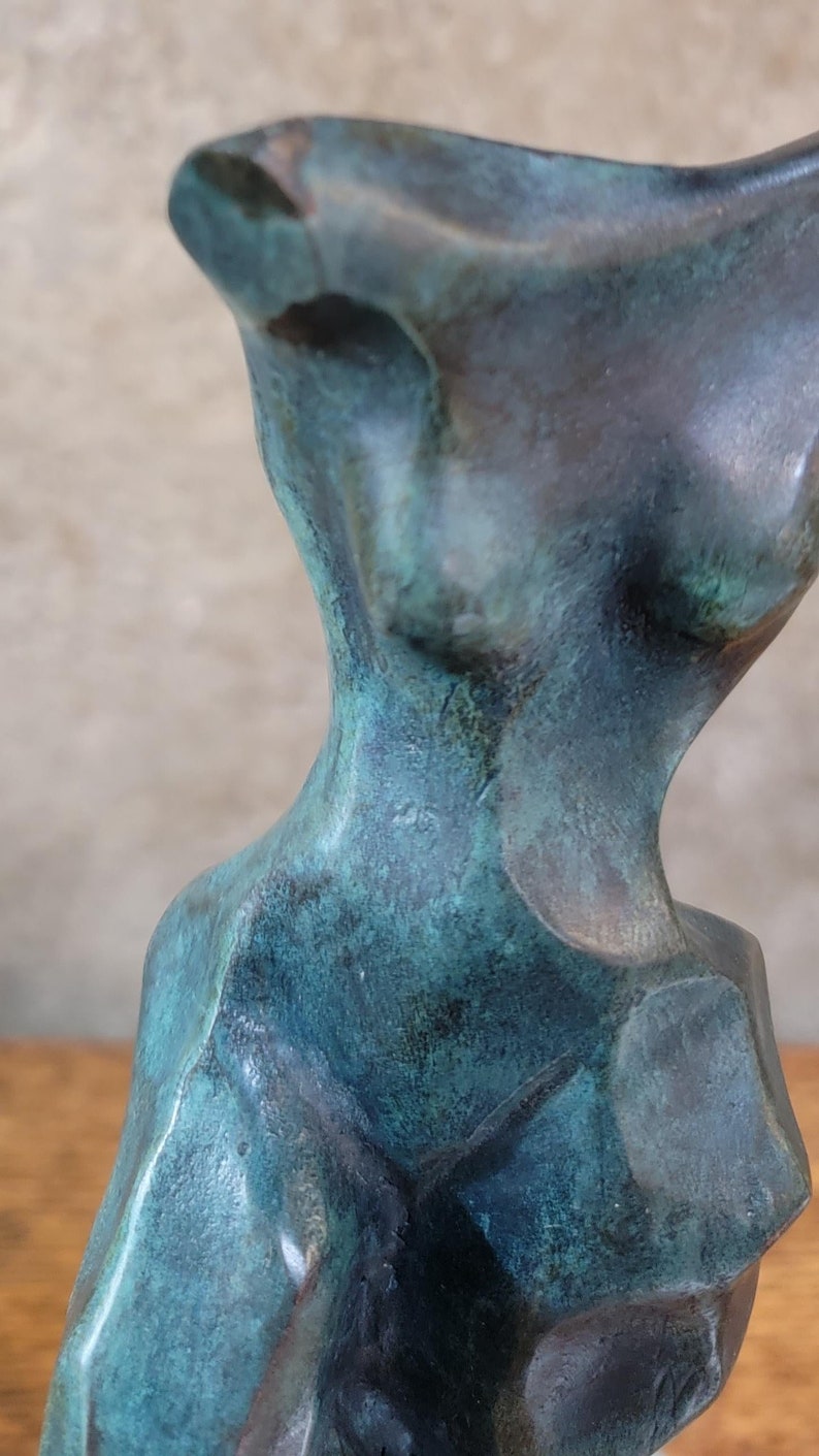 Bronze Cubism Sculpture of Nude Figures by Dominique Dardek image 6