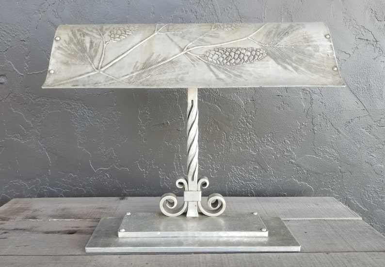 Mid-Century Modern Aluminum Desk Lamp by Wendell August Forge image 2