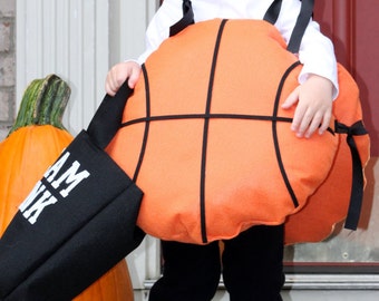Halloween Costume Basketball w/ Slam Dunk treat bag Kids or Adults costume