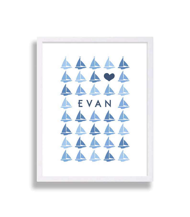 Baby Boy Nursery Art Personalized Nursery Print Nursery Decor Etsy