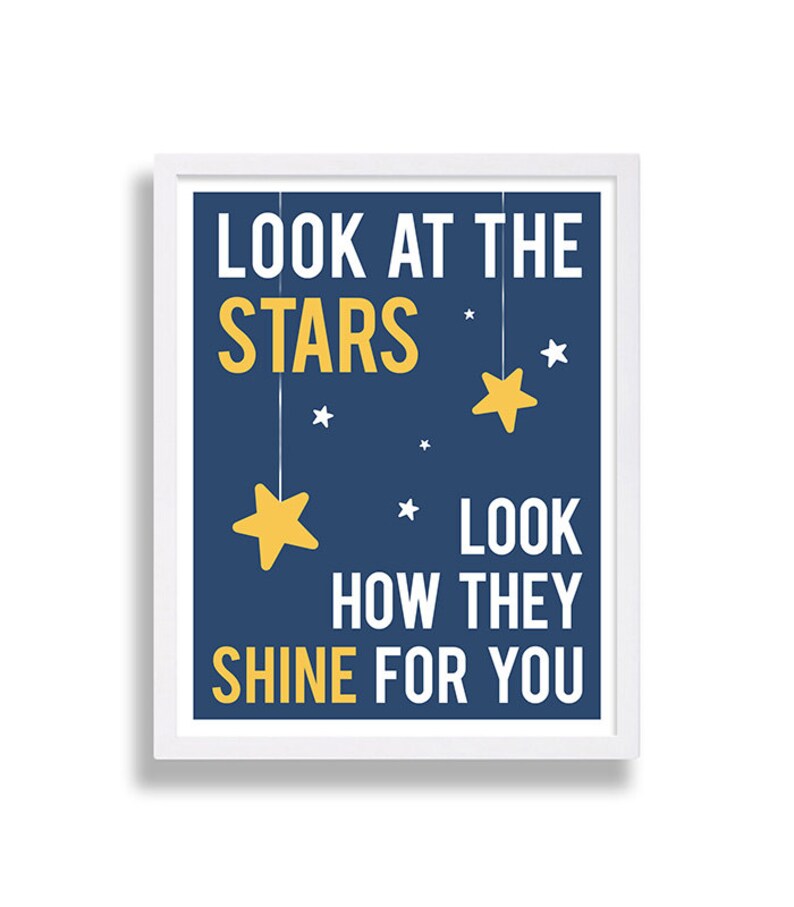 Blue Nursery Art Print Baby Boy Nursery Decor Newborn Baby Etsy