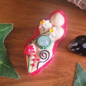 Altar Goddess, Persephone Goddess, Greek Goddess of Spring, Queen of the Underworld,  Ostara Samhain Decoration for Wiccan, Witches Druid