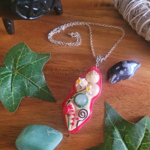 Persephone Pendant Necklace, Greek Goddess, Goddess of Spring, Queen of the Underworld, Amulet or Talisman for Pagan Wiccan Witch