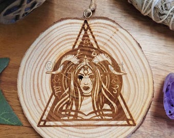 Lilith Altar Wall Hanging,  Lilith Altar Decoration for Wiccan Witch Altar space