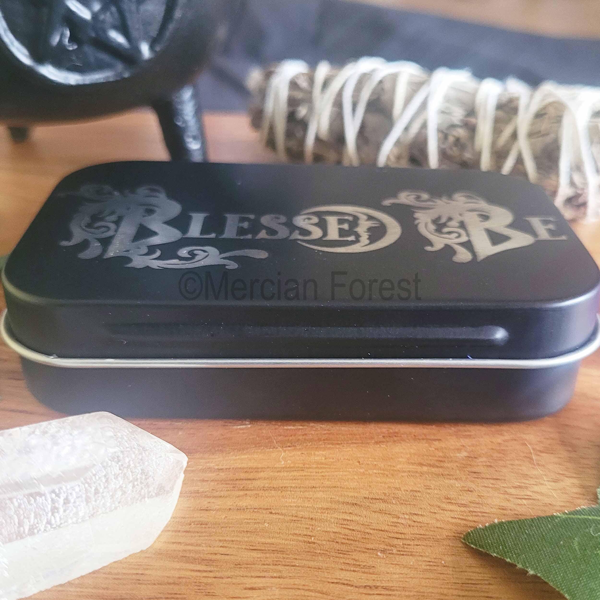 Mini Travel Altar Tin, Offering Box, Witchcraft Box, Blessed Be Tin ...
