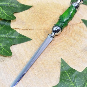 Oak Leaf Athame, Pagan Athame, Wiccan Athame, Witches Athame in a choice of colours