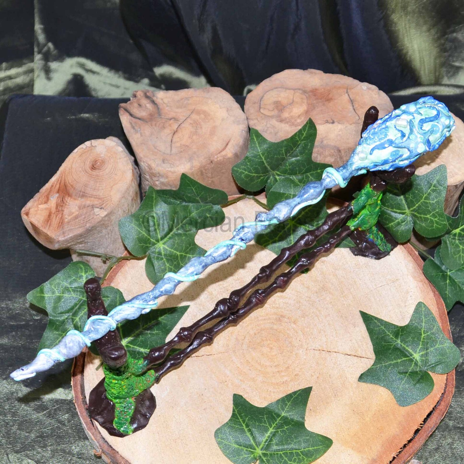 Sea Witch Wand Pagan Wand Wiccan Wand Witches Wand Altar Etsy
