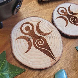 Triple Goddess Altar Tile,  Triple Goddess Altar Decoration, for Wiccan Witch Altar space