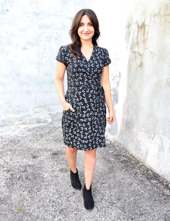 Midnight Floral Print Dress | Fair Trade | Passion Lilie XS Midnight Floral Print Dress | Fair Trade | Passion Lilie XS