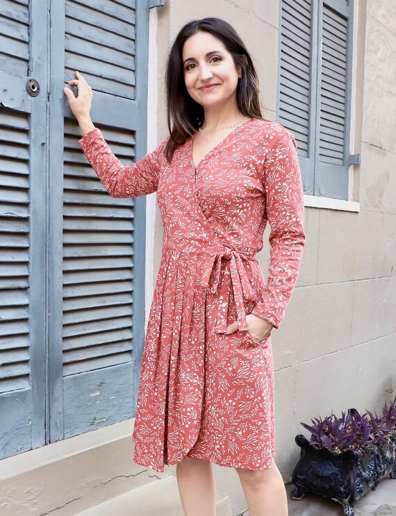 Cranberry clearance wrap dress