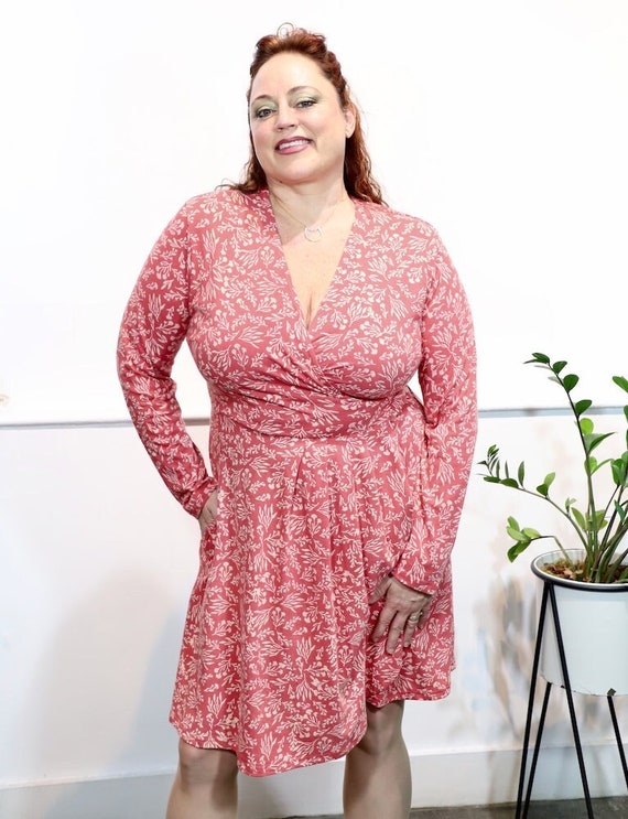 Cranberry clearance wrap dress