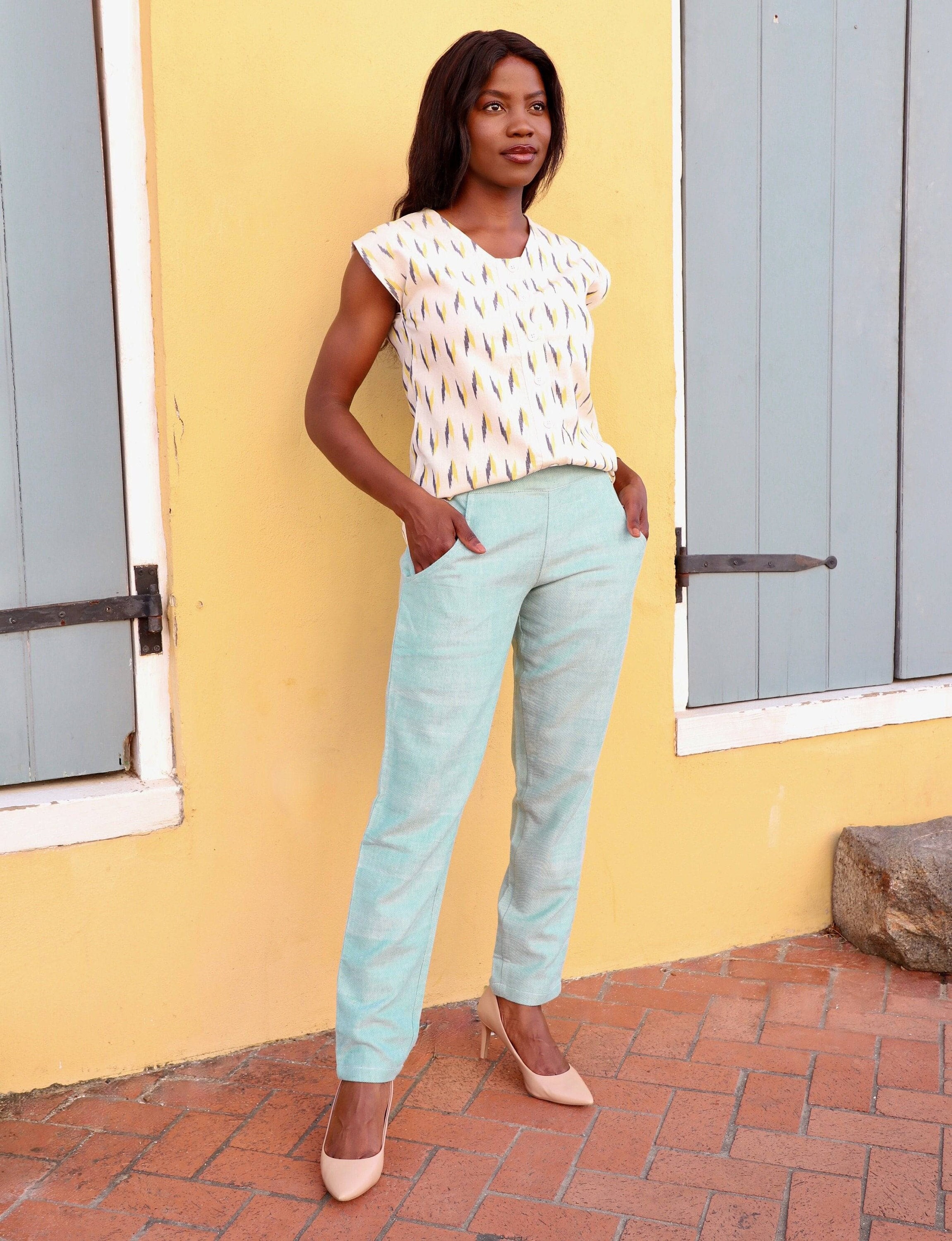 Pencil leg pants sale