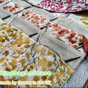 CIRCULAR NEEDLE ORGANIZER Autumn trees