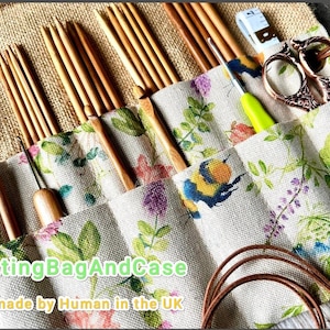 Estuche enrollable para agujas de tejer Furls Bee Meadow