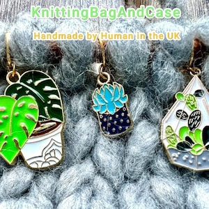 SUCCULENT STITCH MARKERS Indoor Plants Knitting Crochet