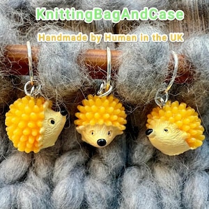 HEDGEHOG STITCH MARKER Knitting Crochet
