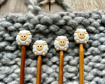 SHEEP STITCH STOPPER Knitting Needle Point Protector Practical Gift