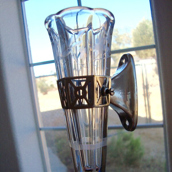 Vase Art Deco Style verre voiture